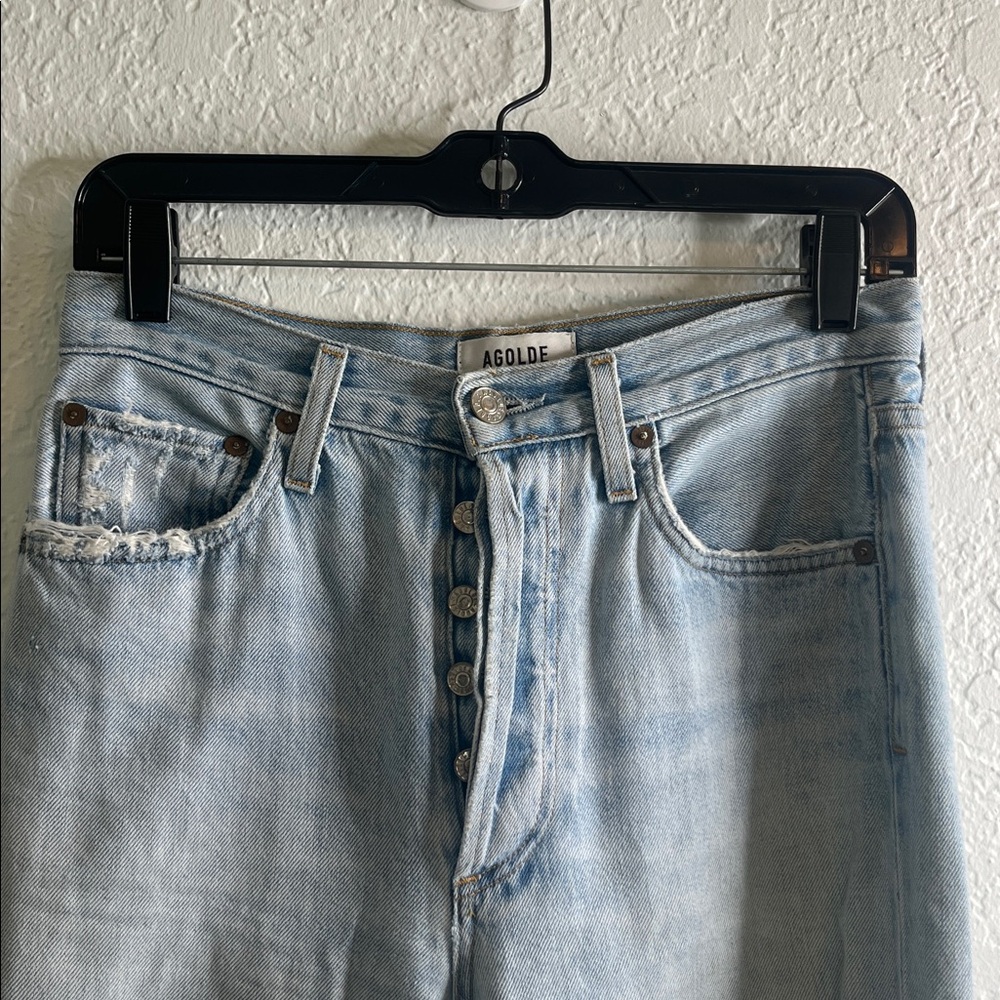 AGOLDE Riley Ripped Jeans Sz 25 - Picture 6 of 13
